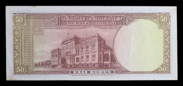 Turkey 50 kurus none issued banknote