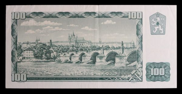 Czechoslovakia 100 korun 1961 banknote