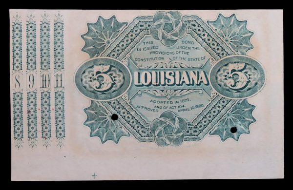 United states louisiana state bond 1874