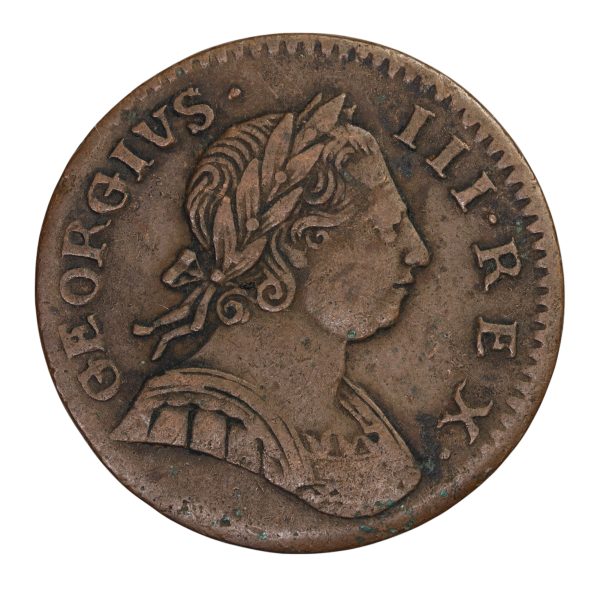 British copper halfpennies