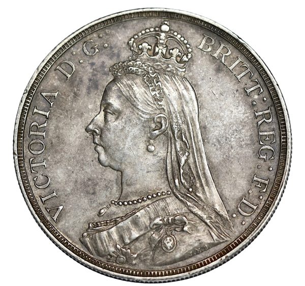 Aueen victoria large impressive ceown coin 1887