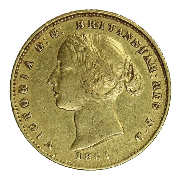 Australian half sovereign 1861