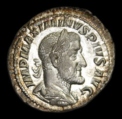 Maximinus the first silver denarius