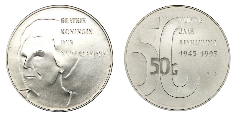 Netherlands 50 gulden 1995