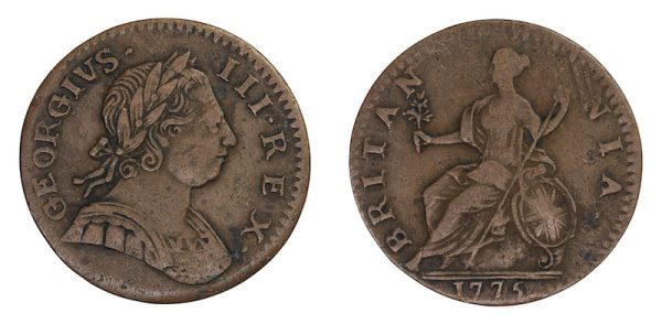 George the third halfpenny 1775