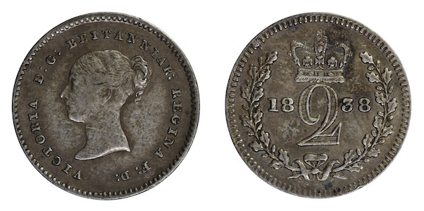 Great britain 1838 twopence