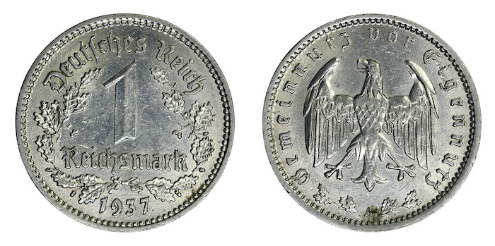 Reichsmark 1937 berlin mint