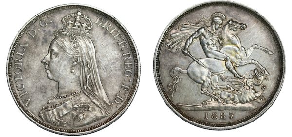 British crown 1887