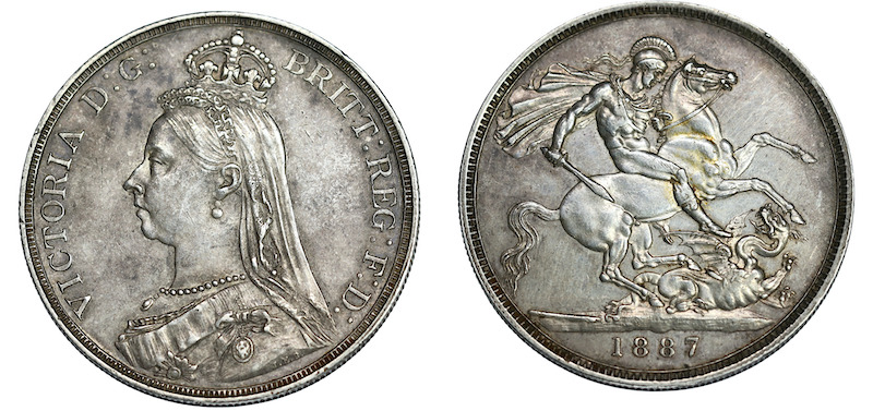 British crown 1887