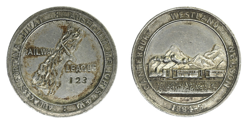 Nz railway history South Island railway league 1884 to 1885