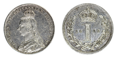 Maundy penny 1892