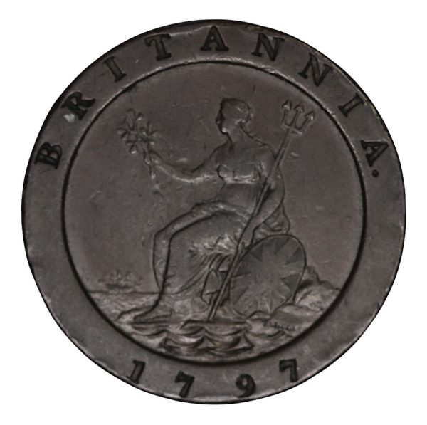 1797 twopence george the third and britannia