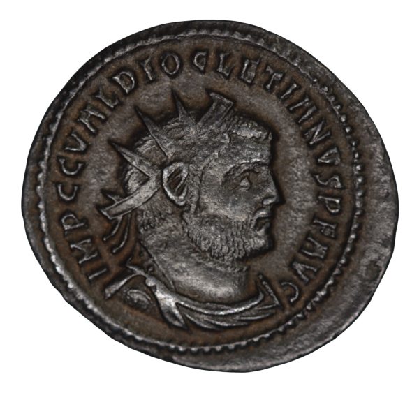 Diocletian follis coin cyzicus mint