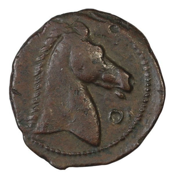 Sardinia carthaginians bronze coin 300 to 264 bc
