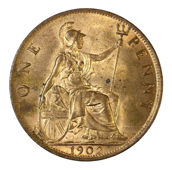 1902 low tide penny edward the seventh