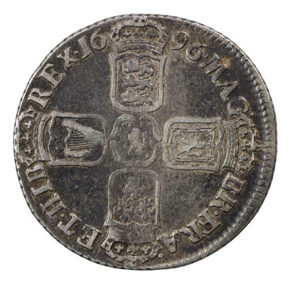 English shilling 1696 exeter