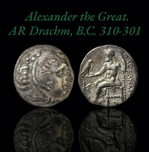 Alexander the great silver drachm