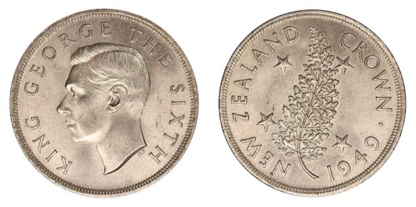 New zealand 1949 crown