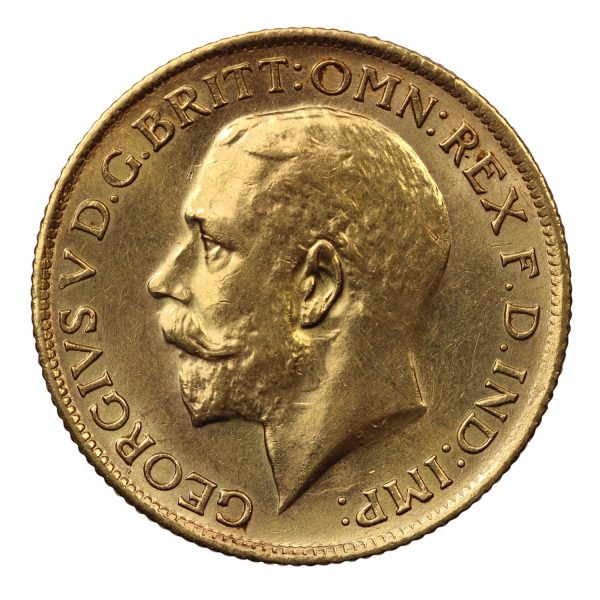 George fifth 1925 sovereign sydney mint