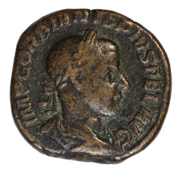 Roman sestertius gordian the third
