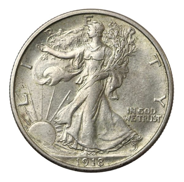 Liberty walking half dollar 1918s
