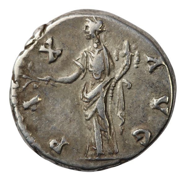 Antoninus pius and pax denarius