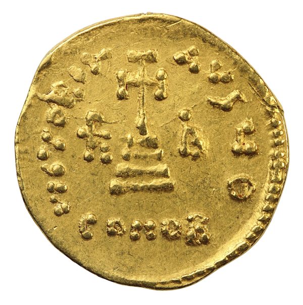 Byzantine solidus conob reverse