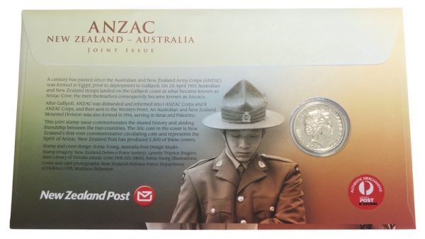 New zealand and australia joint issue anzac 2015
