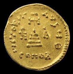 Solidus constantinople year 638 to 6398