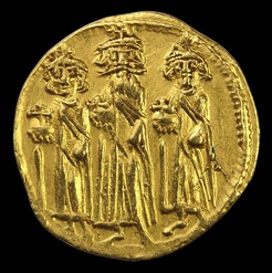 Fabulous gold solidus from the byzantine empire