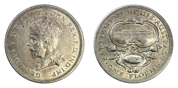 Australian florin 1927