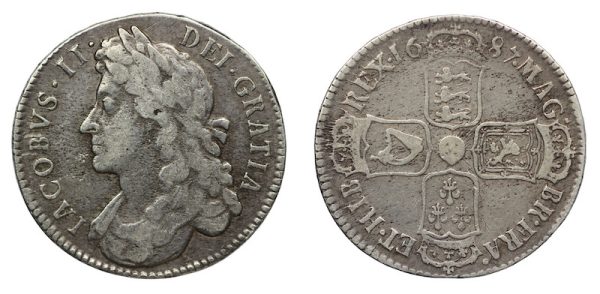 James the second halfcrown 1687