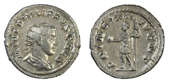 Antoninianus lustrous ef grade fantastiv example Philip the second