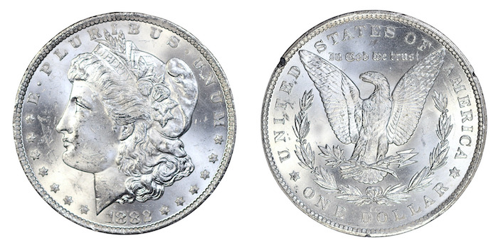 Uncirculated margan dollars Carson City Mint