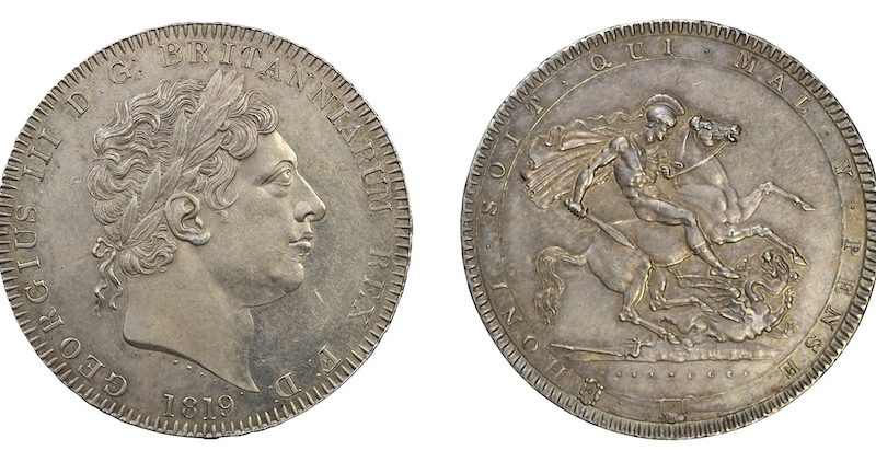 British crown 1819 quality example