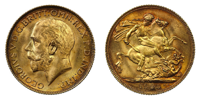 Attractive toned australian sovereign 1925m