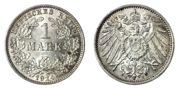 High quality German mark 1914e