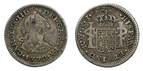 Mexico half real 1772