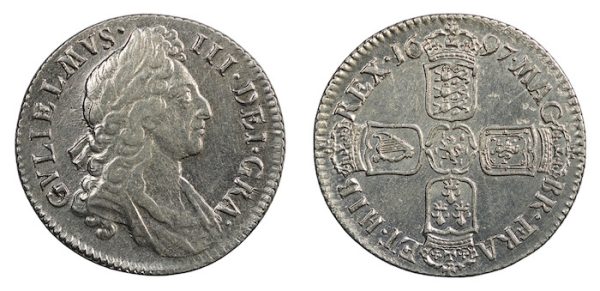 William the third shilling 1697