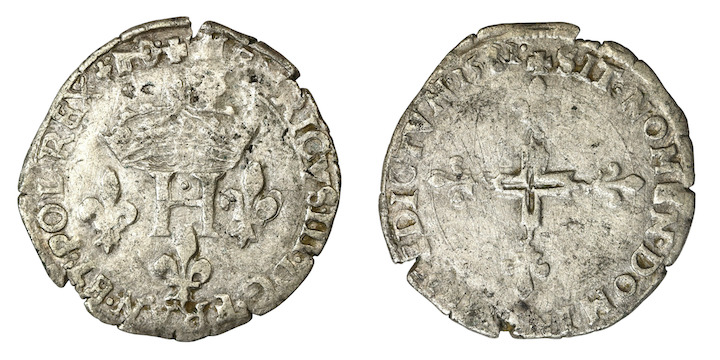 France Henry the third doiuble sol 1581