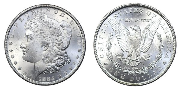 Carson city dollar 1884 uncirculated