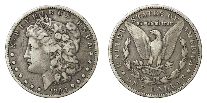 Morgan dollars scarce date 1895o