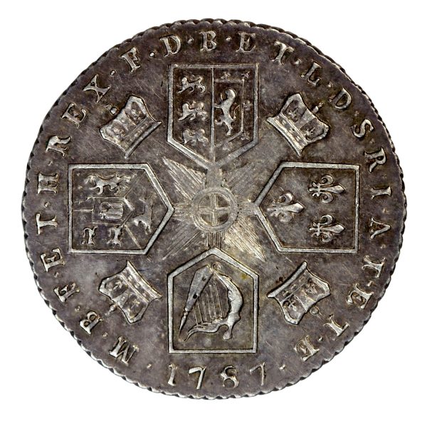 George third silver sixpence good grade