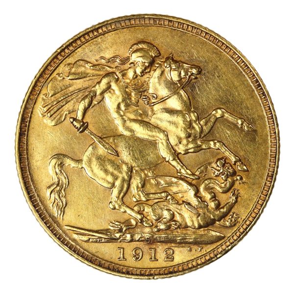 Colonial mint sovereigns 1912 Sydney