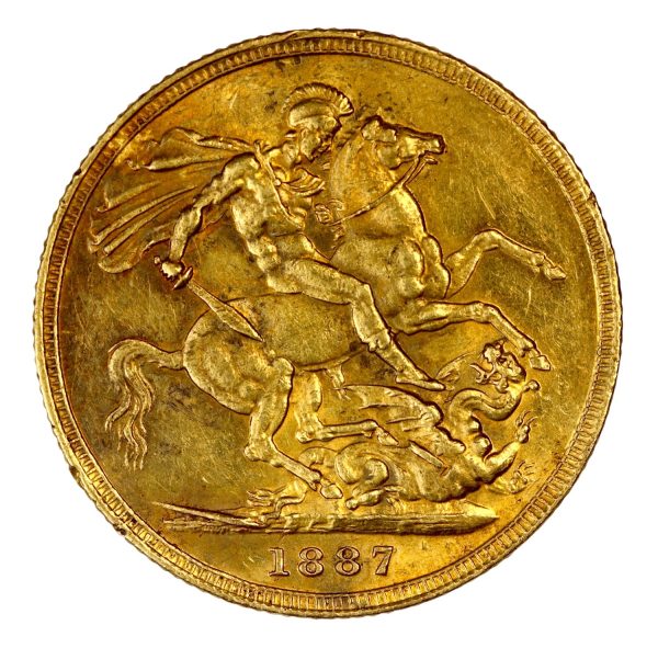 1887 sovereign melbourne branch mint