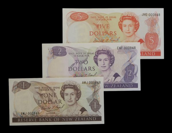 New zealand banknote sets