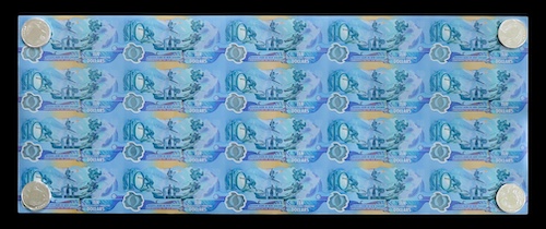 New zealand rare banknote sheets