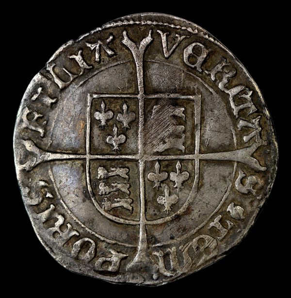 Queen mary hammered silver groat coin