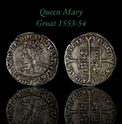 Mary groat 1553 to 1554