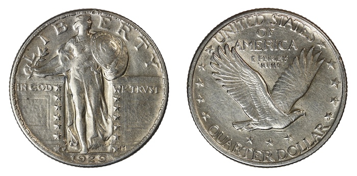 United States 1929s quarter